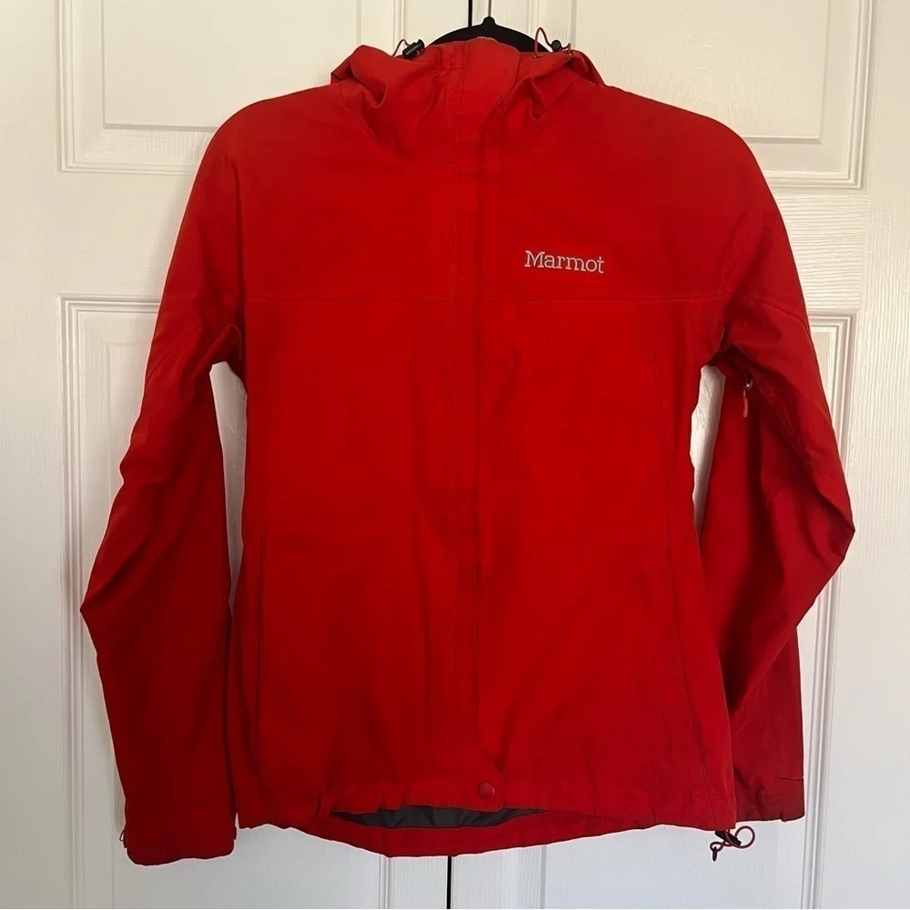 Red Orange Women's Marmot Minimalist Jacket Size XS